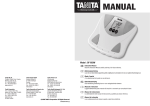 MANUAL - Tanita