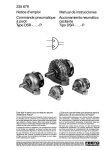 235 679 Notice d`emploi Commande pneumatique à pivot