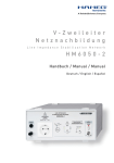 V-Zweileiter Netznachbildung HM6050-2