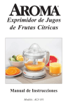 Exprimidor de Jugos de Frutas Cítricas