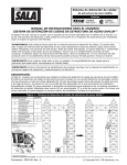 Sistema de detenci&oacute;n de ca&iacute;das&trade; MANUAL DE INSTRUCCIONES