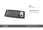 DMX-Master 3-FX controlador DMX manual de instrucciones