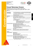 Tricosal&reg; Waterstop Tricomer
