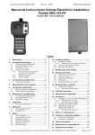 Manual de Instrucciones Volante Electrónico Inalámbrico Portátil