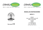 Manual programacion Camali-d