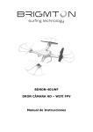 BDRON-401WF DRON C&Aacute;MARA HD &ndash; WIFI FPV Manual