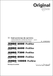 )NSTRUCCIONES JUMBO 6000 Profiline JUMBO 6600