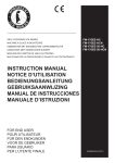 INSTRUCTION MANUAL NOTICE D`UTILISATION