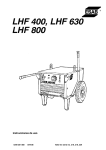 Instrucciones Esab LHF 400