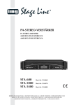 STA-600 PA-STEREO-VERSTÄRKER