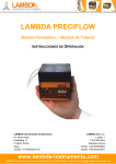 LAMBDA PRECIFLOW bomba peristáltica
