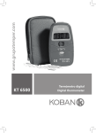 KT 6500 - Termómetro digital