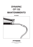 DYNAPAC CP 132 MANTENIMIENTO