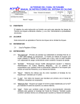 AUTORIDAD DEL CANAL DE PANAM&Aacute; MANUAL DE INSTRUCCIONES DEL SISTEMA
