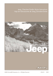 Jeep® Cherokee Stroller Series Instructions Hoja de instrucciones