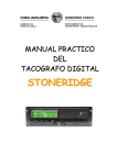 Manual del tacógrafo Stoneridge