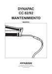DYNAPAC CC 82/92 MANTENIMIENTO