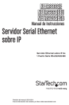 Servidor Serial Ethernet sobre IP
