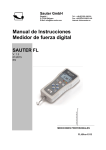 Manual de Instrucciones Medidor de fuerza digital