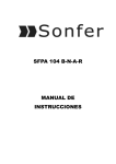 SFPA 104 B-N-A-R MANUAL DE INSTRUCCIONES