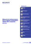 Manual de instrucciones de la cámara fotográfica digital HD compacta