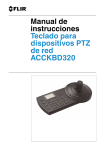 Teclado para dispositivos PTZ de red ACCKBD320