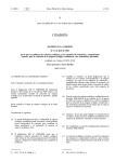 Decisión 2005/341/CE, de 11 de abril, por la que se establecen los