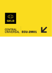 CENTRAL UNIVERSAL ECU-2M01 - Automatización de Portones