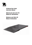 VN Series Floor Scale Instruction Manual Báscula para piso serie