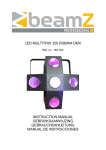 led multitrix 320 rgbwa dmx instruction manual