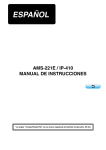 AMS-221E MANUAL DE INSTRUCCIONES (ESPANOL)