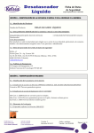 FDS Desatascador Líquido - 2013 - 2ª