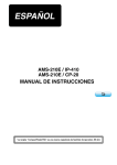 AMS-210E MANUAL DE INSTRUCCIONES (ESPANOL)