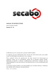 MANUAL DE INSTRUCCIONES para la prensa transfer Secabo TC