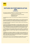 ESTUDIO DE PORTABICICLETAS 2005