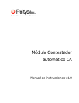 CA Auto Attendant Module - Operation Manual - Login Page