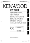SW-18HT - Kenwood
