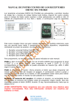 manual de instrucciones de los receptores dietec rx