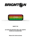 BAMP-701 ALTAVOZ BLUETOOTH NFC LED LIGHTS
