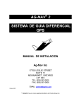 AG-NAV 2 Manual de instalación (Español) - AG