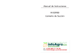 Manual de Instrucciones HI 83900 Lisímetro de Succión