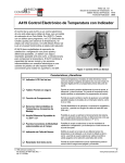 A419 Control Electrónico de Temperatura con Indicador