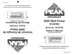 Inversor de Energía de 3000 Vatios 3000 Watt