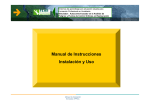 Manual de Instrucciones Instalación y Uso