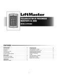 teclado/lector de proximidad resistente al agua modelo kpr2000