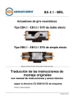 Traducci&oacute;n de las instrucciones de montaje