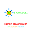 catalogo de sigmasol - sigmasol energia solar energia termica