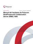 Polycom RealPresence Collaboration Server (RMX) 1800 Hardware