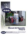 Manual del Operador PTO215 Manual del Operador PTO215