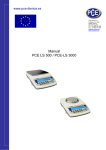 Manual PCE LS 500 / PCE-LS 3000